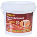 Грунтовка по дереву изолирующая Akvateks DIY бесцветный 1 л АКВАТЕКС