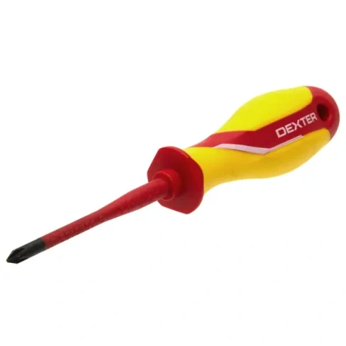 210987147 Отвёртка диэлектрическая крестовая Dexter PH1x80 мм DEXTER DEX_180