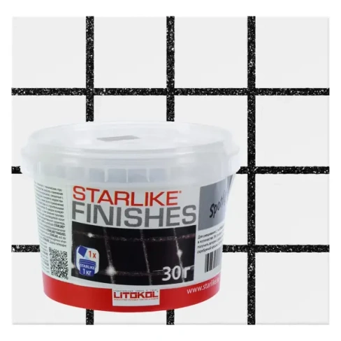 Декоративная добавка для эпоксидных затирок Litokol Starlike Finishes Spotlight цвет серебро 30 г LITOKOL