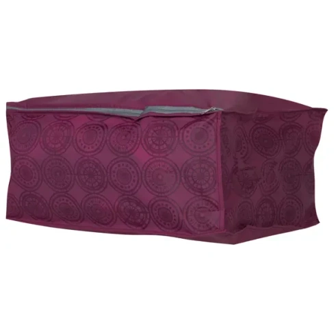 Чехол для одеял 30x40x20 см PEVA цвет бордо DOMO PAK LIVING Кофр для белья