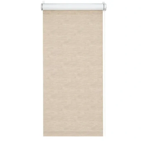Штора рулонная блэкаут Эко 80x160 см бежевая Рулонная штора Эко