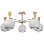 Люстра L1161-5 Morila white 5xЕ27x40 Вт цвет белый LAMPLANDIA L1161-6 MORILA