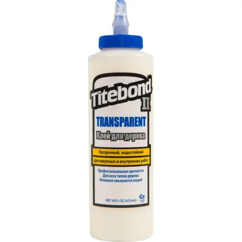 Клей столярный Titebond II влагостойкий прозрачный 473 мл TITEBOND