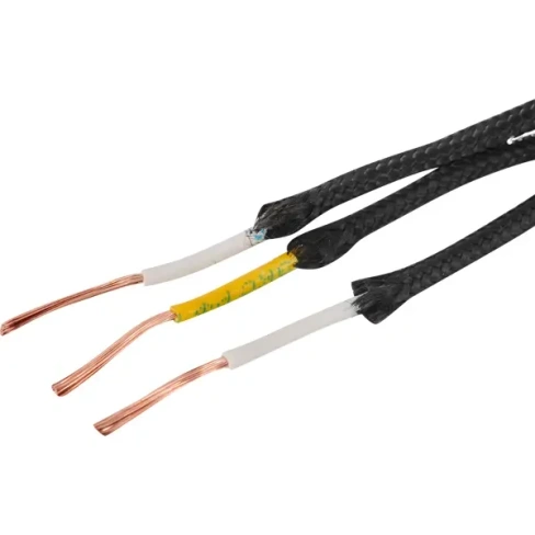 210997576 Ретро провод Electraline 3х1.5 20 м ГОСТ цвет чёрный ELECTRALINE Кабель текстильный 3х1