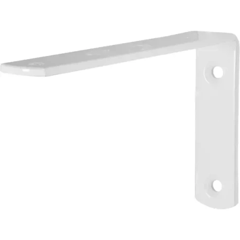 Кронштейн Larvij Angle 7.5x12.5 см сталь нагрузка до 1 кг цвет белый LARVIJ Англ Кронштейн