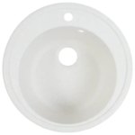 Мойка врезная Fosto КМД 51x51x19 см мрамор цвет белый FOSTO FOSTO КМД