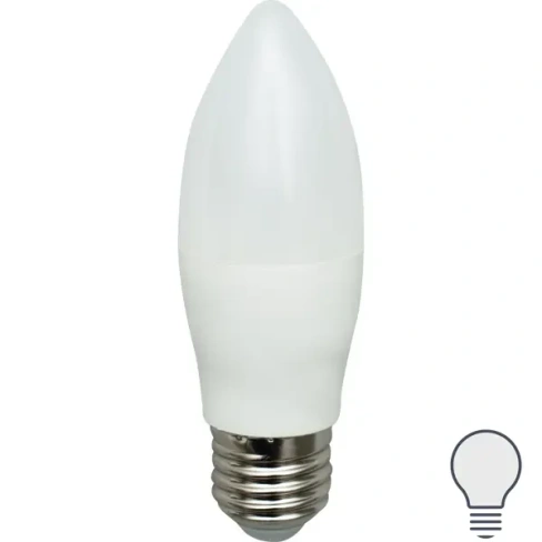 Лампа светодиодная Osram E27 220 В 8 Вт свеча 806 лм белый свет OSRAM ЛАМLED OSRAM СВЕЧА 8W
