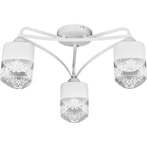 Люстра Inspire Patt 3 лампы цвет матовый белый INSPIRE 6425-3C PATT