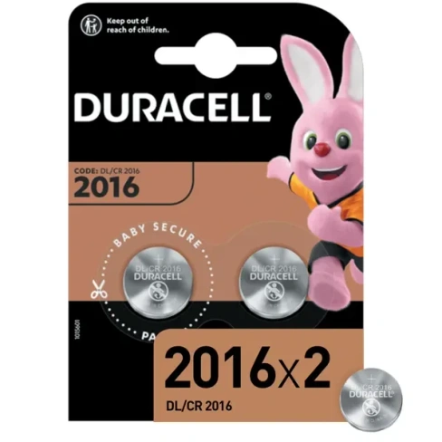 Батарейка Duracell CR2016 литиевая 2 шт. DURACELL Lithium