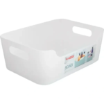 Корзина Scandi 24x17x9 см 3.1 л пластик цвет белый Ящик пластиковый