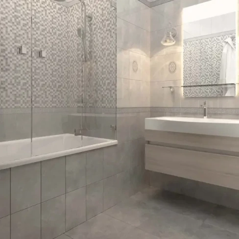 Плитка настенная Шахтинская Плитка Дора 20x30 см 1.44 м² цвет тёмно-серый ШАХТИНСКАЯ ПЛИТКА Дора настенная плитка