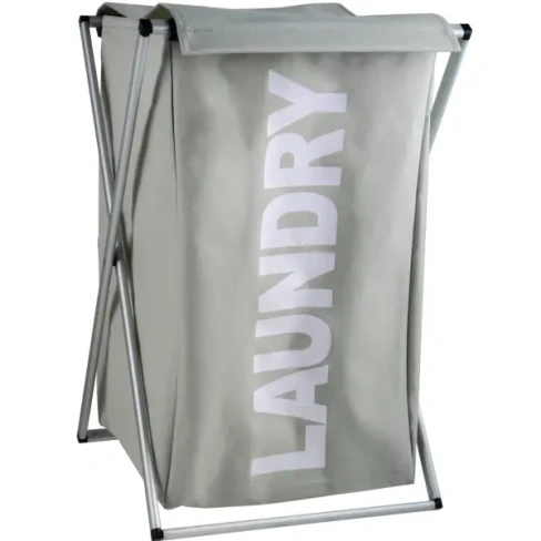 Корзина для белья Fixsen FX-1023 складная 80 л цвет серый FIXSEN FX-1023 LAUNDRY