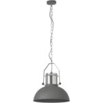Подвесной светильник Inspire Ted 1xE27x60 Вт 38 см металл серый INSPIRE TED YP2308-GREY