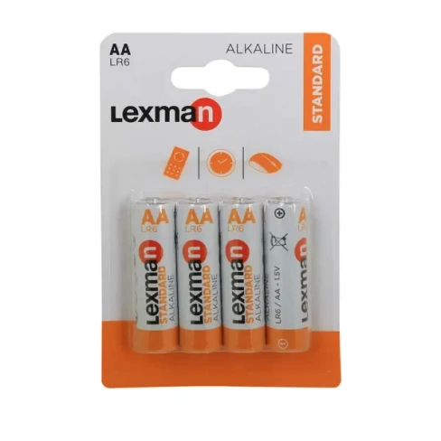Батарейка алкалиновая Lexman LR6 АА 4 шт. LEXMAN
