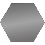 Плитка зеркальная Mirox 3G шестигранная 20x17.3 см цвет графит LM 63 Зеркальная Плитка