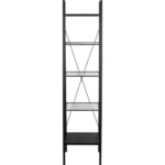 Стеллаж Март Ferro 40x35x170 см цвет чёрный муар МАРТ Ferro СТЕЛЛАЖ FERRO