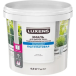 Эмаль для окон Luxens цвет белый 0.9 кг LUXENS эмаль