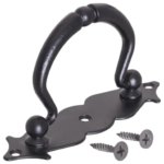 Ручка-скоба Amig 101 92х30х1.5 мм металл цвет чёрный AMIG 1003