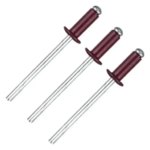 Заклёпка Matrix RAL3005 4х10 мм цвет красное вино 50 шт. MATRIX