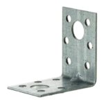 Угол крепежный усиленный KUU 50x50x35x1.8 оцинкованная сталь цвет серебро КРЕПКО-НАКРЕПКО