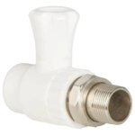 Кран для радиатора прямой Ø25х3/4"