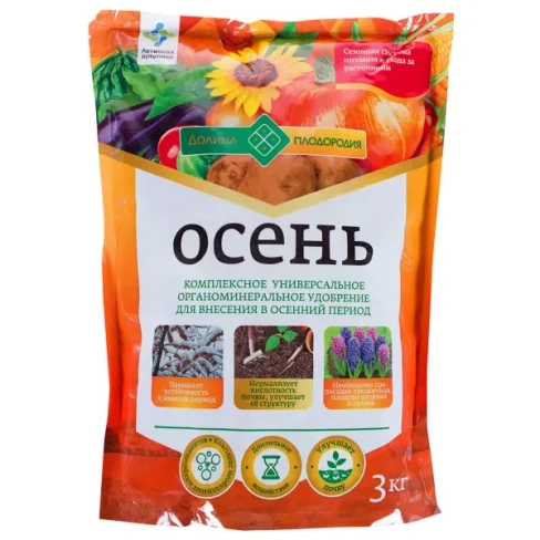 211004630 Удобрение «Долина плодородия» осень ОМУ 3 кг