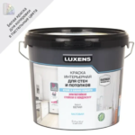Краска для стен кухни и ванной Luxens база A 5 л LUXENS