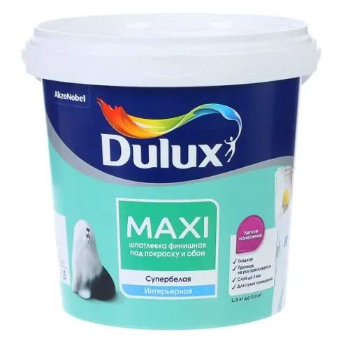 Шпатлёвка мелкозернистая Dulux 1.5 кг DULUX