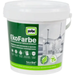 Краска для кухни и ванной Jobi «Ekofarbe» цвет белый 1 л JOBI