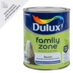 Краска для стен и потолков Dulux Family Zone база BW 1 л DULUX Банка
