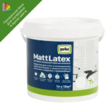 Краска для колеровки для стен и потолков Jobi «Mattlatex» прозрачная база C 1 л JOBI