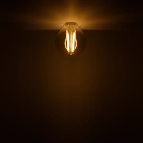Лампа светодиодная Gauss Filament Globe E14 5 Вт 400 Лм свет тёплый белый Globe Golden
