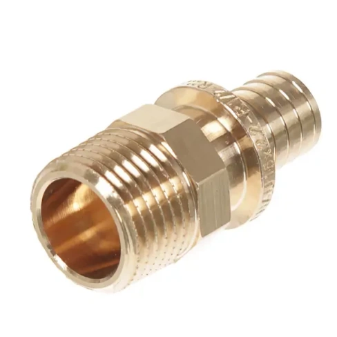 211007608 Соединитель Rehau RX plus 1/2"х16 мм наружная резьба бронза 456311 REHAU
