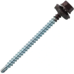 Кровельные саморезы STANDERS RAL8017 сверлоконечные коричневые 4.8x65