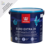 Краска для стен и потолков Tikkurila Euro Extra цвет белый 2.7 л TIKKURILA