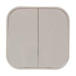 Переключатель накладной Legrand Quteo 2 клавиши