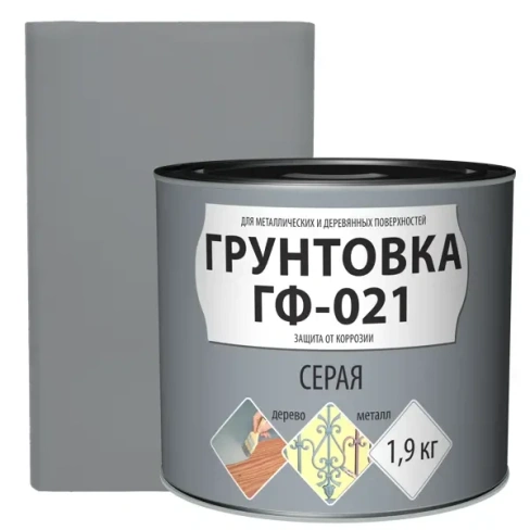 Грунтовка для сухих помещений Empils ГФ-021 серая 1.9 кг EMPILS