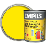 Эмаль ПФ-115 Empils PL цвет жёлтый 0.9 кг EMPILS