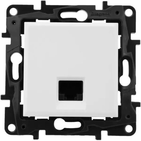 211026823 Розетка компьютерная встраиваемая Legrand Structura RJ45 UTP cat 5 цвет белый LEGRAND