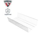 Корзина выдвижная Титан-GS 18.1x44x86.3 см сталь цвет белый ТИТАН-GS
