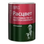 Грунтовка для сухих помещений Расцвет ГФ-021 1 кг цвет красно-коричневый РАСЦВЕТ Грунт ГФ-021 быстросохнущий РАСЦВЕТ
