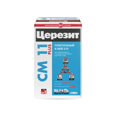 Клей для плитки Церезит СМ 11 25 кг ЦЕРЕЗИТ CM 11 СМ 11