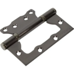 Петля без врезки N100500/2BB-GR/BL 100х75х2.5 мм сталь цвет графит FUARO