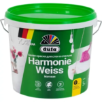 Краска для стен и потолков Harmonieweiss цвет белый 5 л DUFA