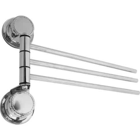 Держатель для полотенец Tatkraft Vacuum Screw тройной поворотный цвет хром TATKRAFT Leopold Vacuum Screw