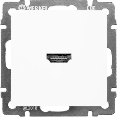 211030086 Розетка HDMI встраиваемая Werkel
