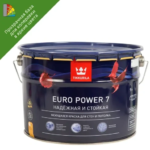 Краска для стен и потолков Tikkurila Euro Power 7 цвет прозрачный 9 л TIKKURILA