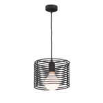 Подвесной светильник Vitaluce Vakero black 1 лампа 3м² Е27 цвет черный VITALUCE V4074/1S Нет