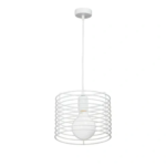 Подвесной светильник Vitaluce Vakero white 1 лампа 3м² Е27 цвет белый глянцевый VITALUCE V4073/1S Нет