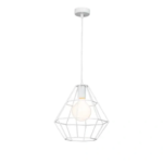 Подвесной светильник Vitaluce Orso white 1 лампа 3м² Е27 цвет белый глянцевый VITALUCE V4072/1S Нет